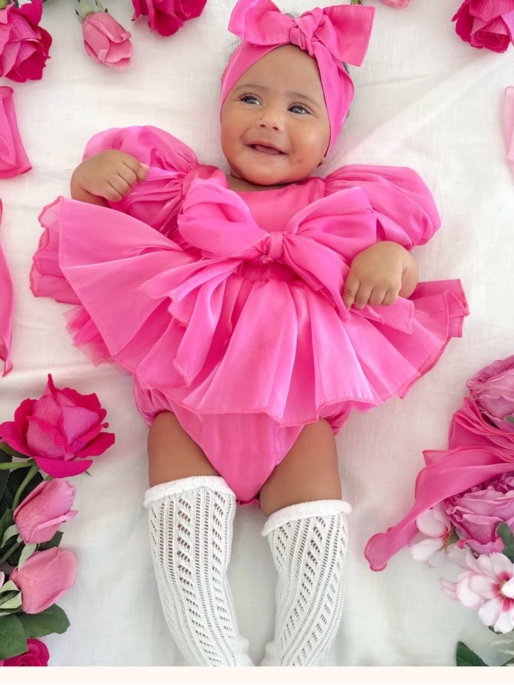 Arabella and Rose romper  with Headband - Kids Accessories